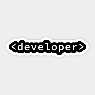 Developer T-Shirt Sticker